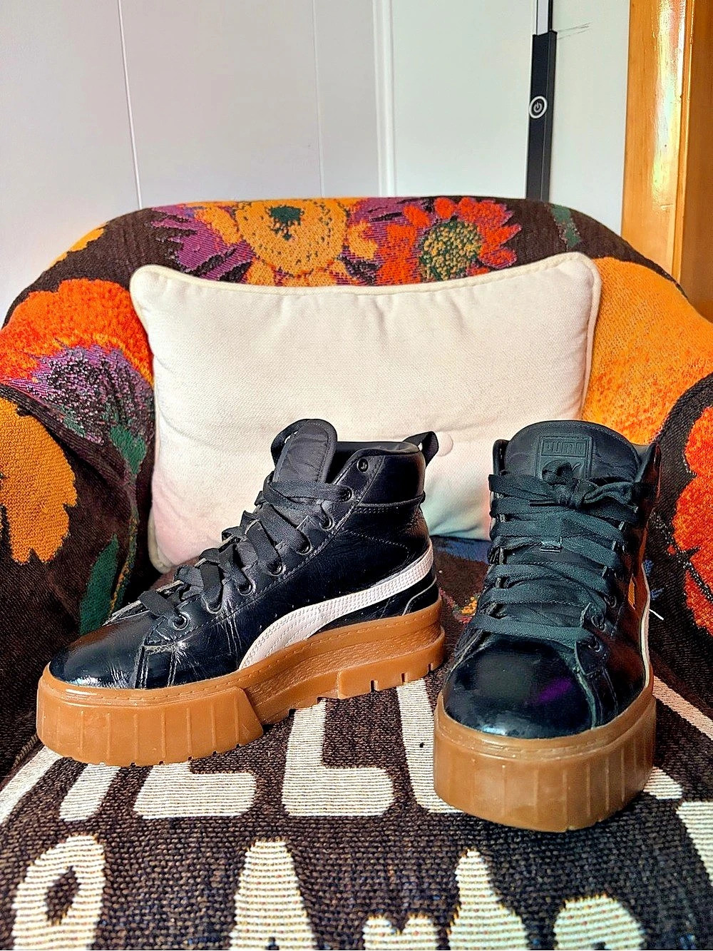 PUMA Mayze Platform Sneakers Black US 7.5